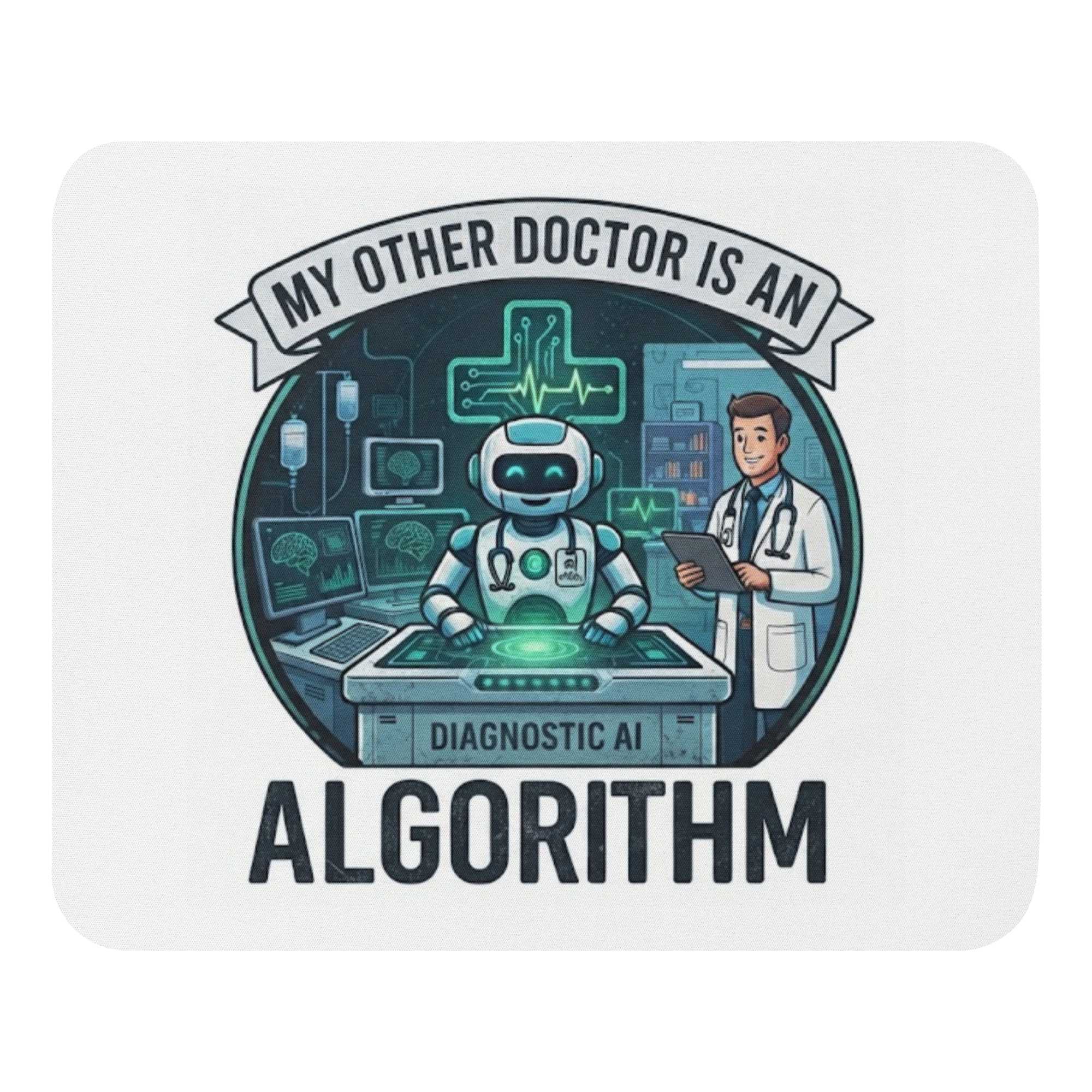 Mouse pad: "My Other Doctor Is An Algorithm" - Image 2