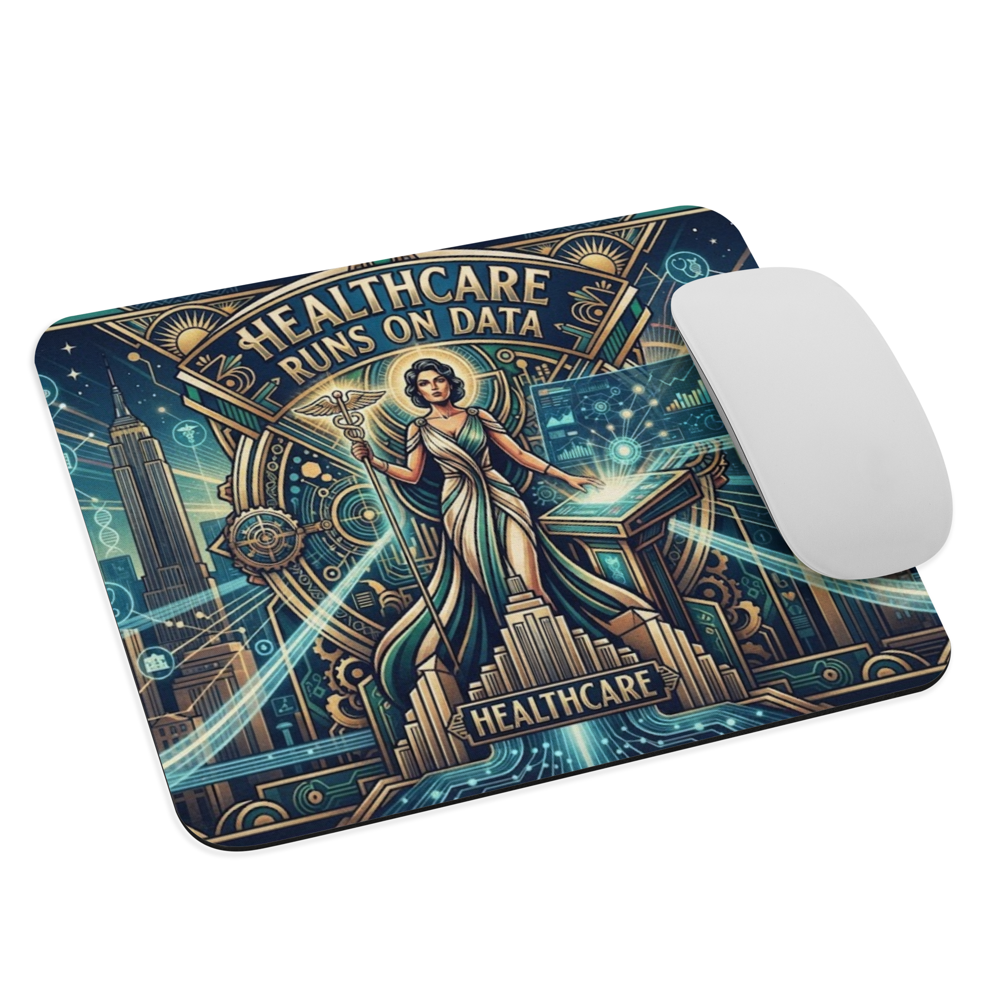 Mouse pad: "Healthcare Runs On Data" - Image 2