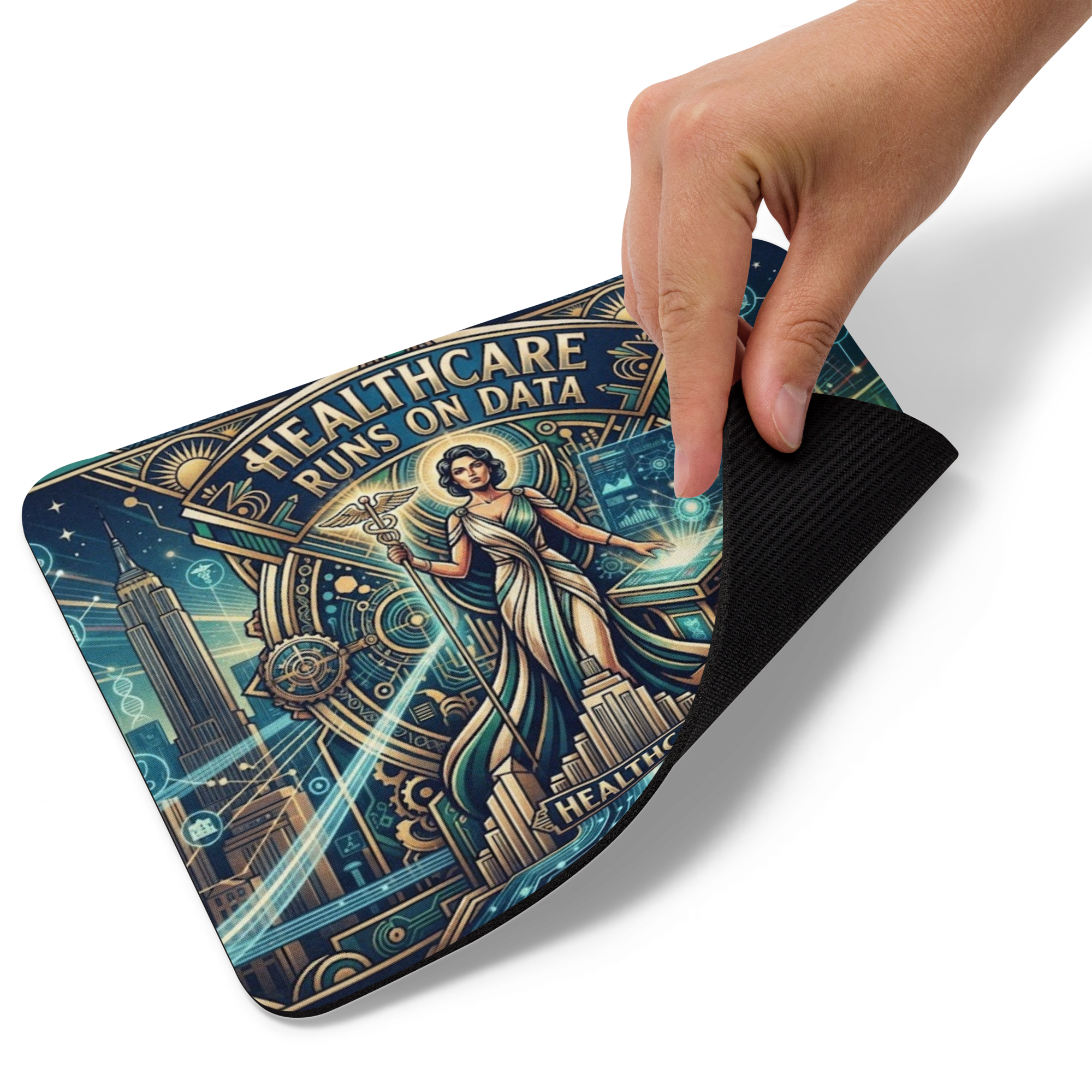 Mouse pad: "Healthcare Runs On Data" - Image 4