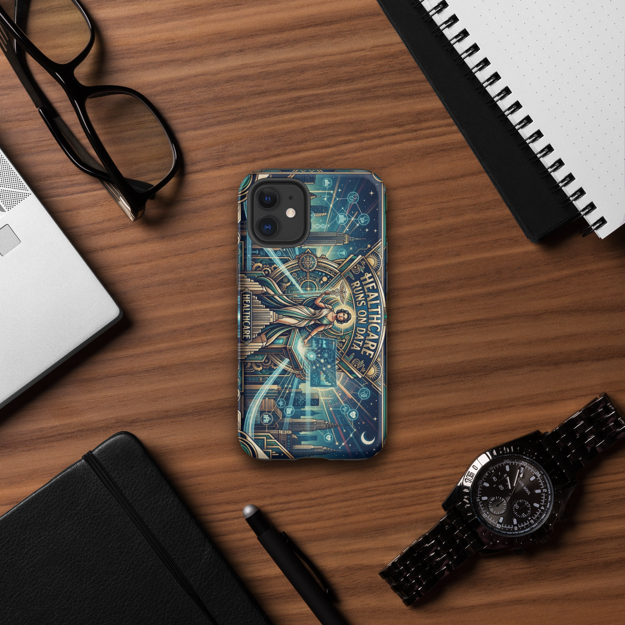 Tough Case for iPhone®: "Healthcare Runs On Data" - Image 3