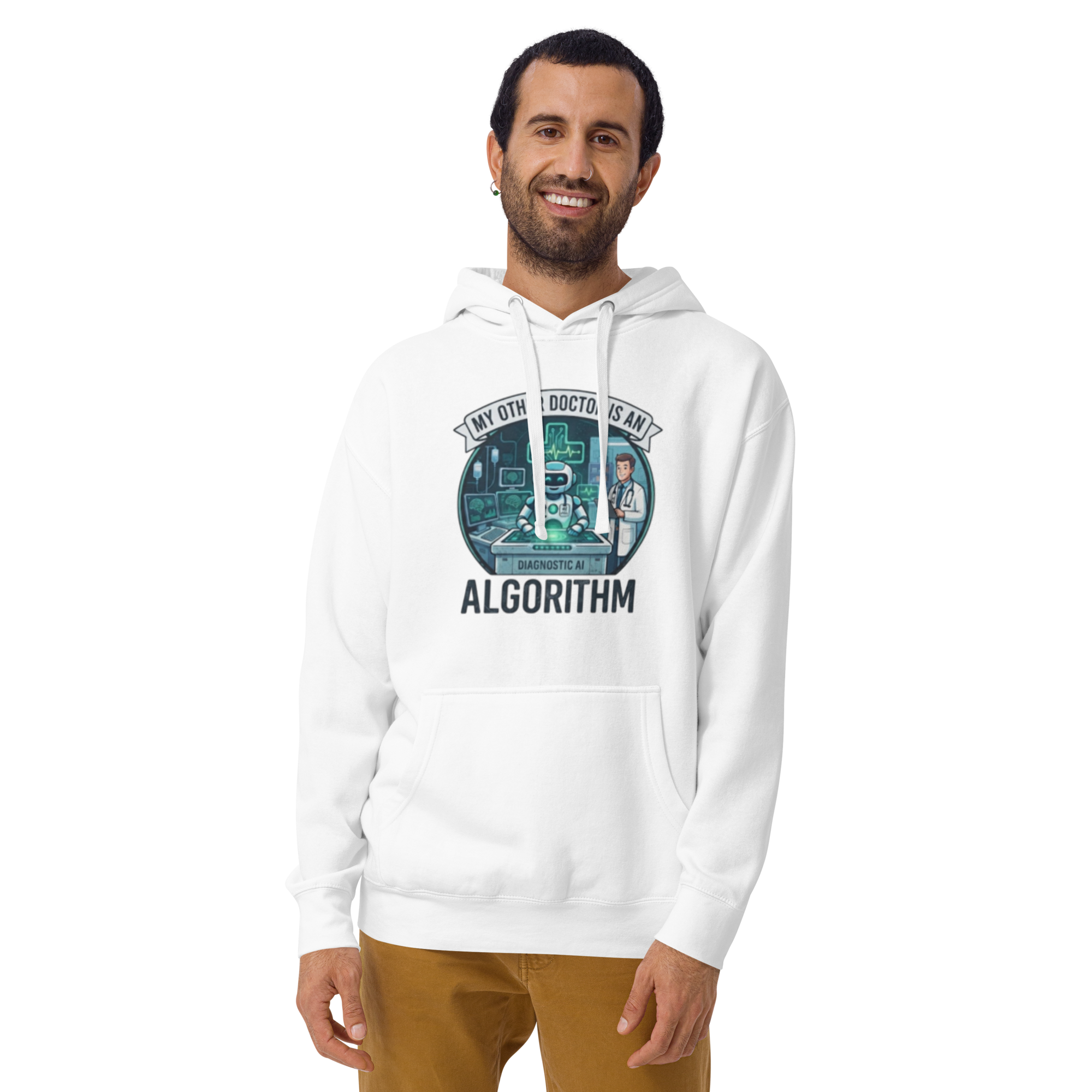 Unisex Hoodie: "My Other Doctor Is An Algorithm" - Image 6