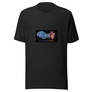 Unisex t-shirt: "Intelligence Meets Empathy"