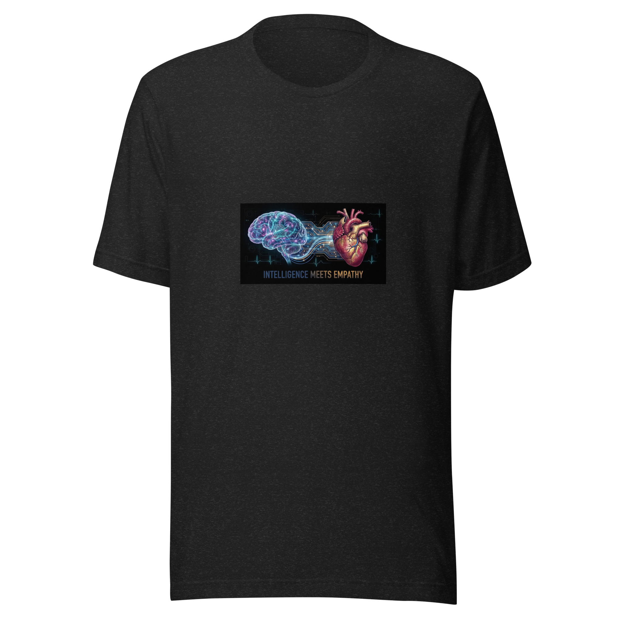 Unisex t-shirt: "Intelligence Meets Empathy"