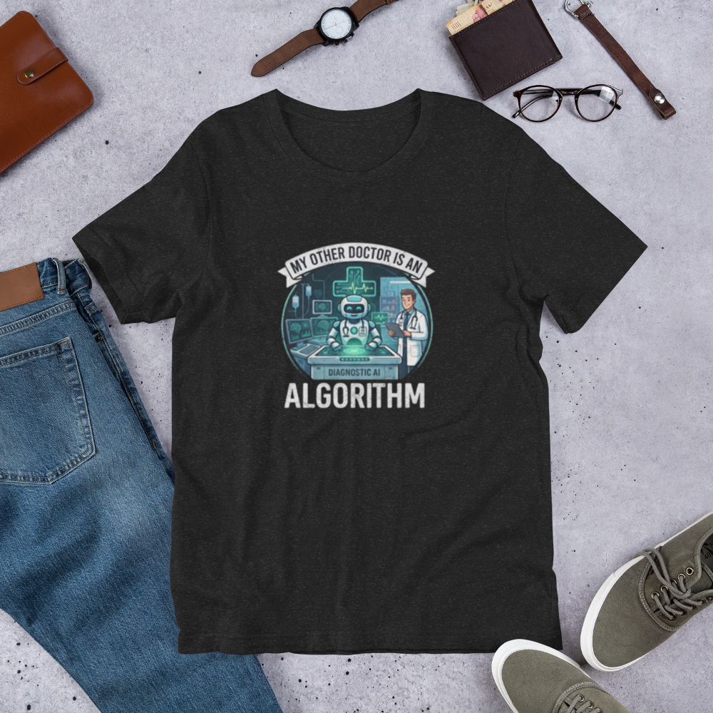 Unisex t-shirt: "My Other Doctor Is An Algorithm" - Image 7